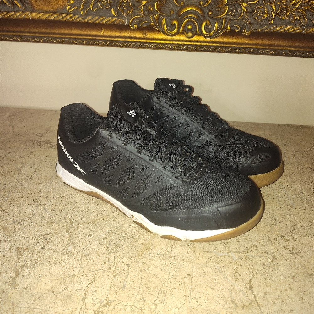 Reebok Composite Toe Black Athletic Work Shoes